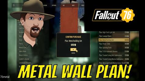 metal house plans fallout 76|metal wall plans fallout 76.